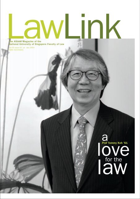 Vol 3 No. 2 July - December 2004 - Faculty of Law - National ...