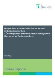 Thünen Report 6 - Johann Heinrich von Thünen-Institut - Bund.de