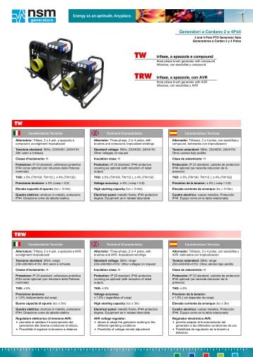 TW TRW - NSM Generators