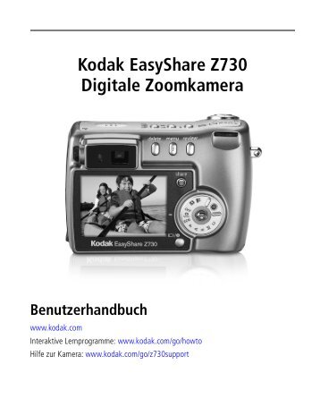 Kodak EasyShare Z730 Digitale Zoomkamera - Download ...