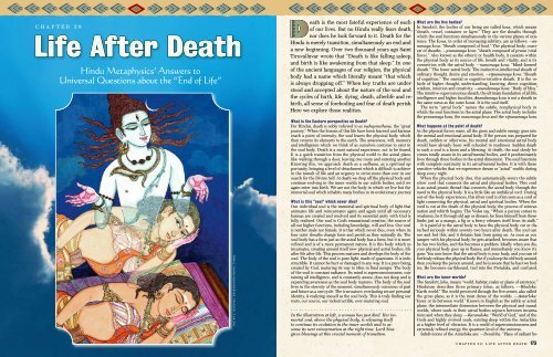 Life After Death - Hinduism Today Magazine