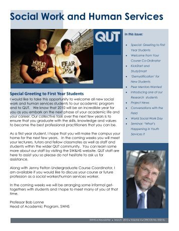 Social Work and Human Services - QUT