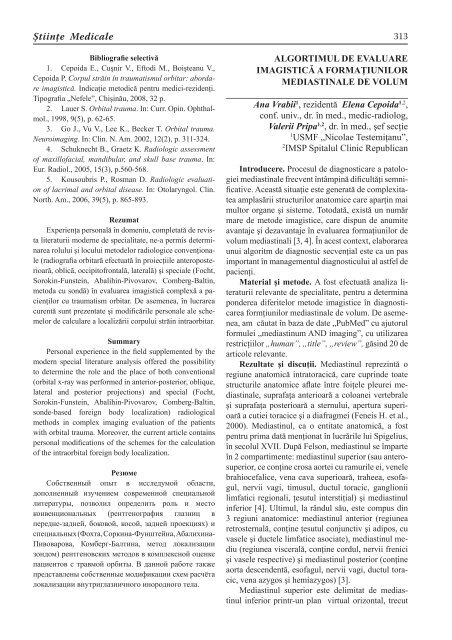 stiinte med 3 2011.indd - Academia de ÅtiinÅ£e a Moldovei