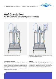 Aufrührstation für 200l und 120l Spanndeckelfass (pdf) - Reiter-oft.de