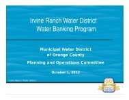 Status Update of the Strand Ranch - Municipal Water District of ...