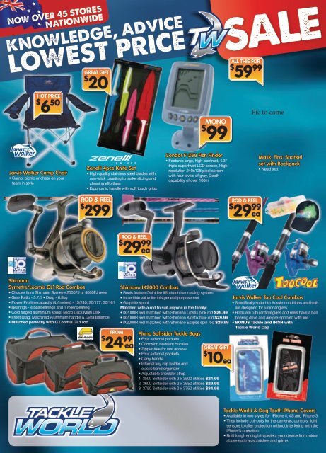 Tackle world catalogue Clearance