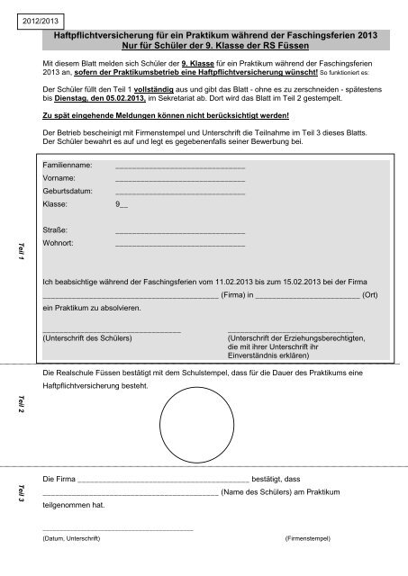 Anmeldezettel freiwillige Praktika in den Ferien.pdf - Internetauftritt ...