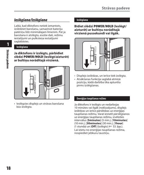 DETALIZÄTA INSTRUKCIJA DIGITÄLAIS DIKTOFONS - Olympus