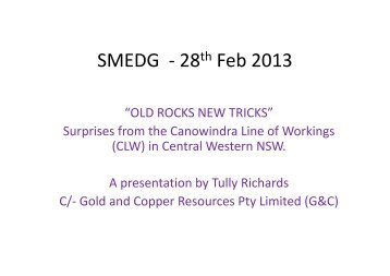 Powerpoint as a 12MB .pdf - Sydney Mineral Exploration Discussion ...