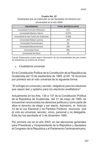 AdministraciÃ³n de justicia en CentroamÃ©rica 2000-2009