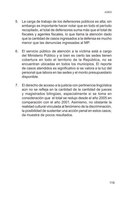 AdministraciÃ³n de justicia en CentroamÃ©rica 2000-2009