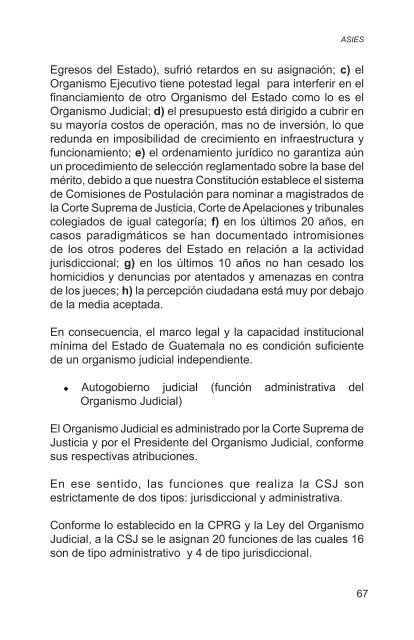 AdministraciÃ³n de justicia en CentroamÃ©rica 2000-2009