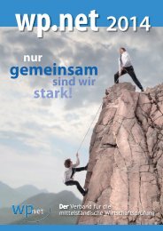 Nur gemeinsam sind wir stark! - WP.net e.V.