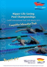 Nipper Life Saving Pool Championships - SLSGB