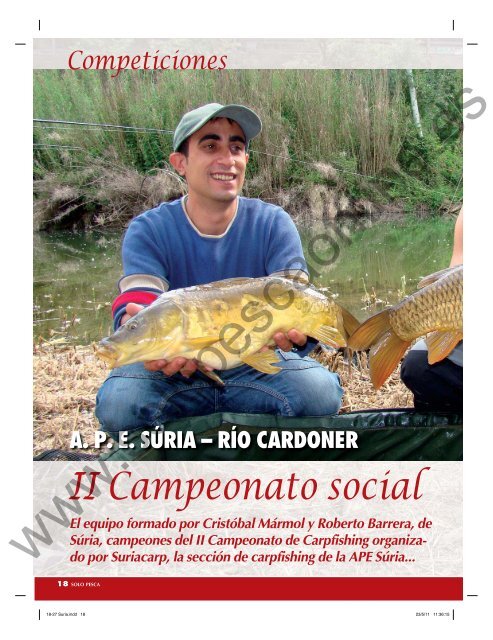 II Campeonato social - Solopescaonline.es