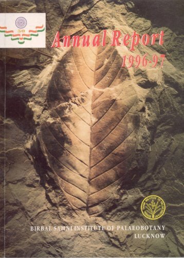1996-97 - Birbal Sahni Institute of Palaeobotany