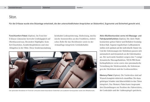 E-Klasse Limousine und T-Modell. - Mercedes-Benz MagyarorszÃ¡g