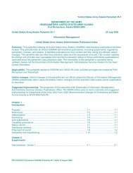 USARAK Regulation 350-1 - The USARAK Home Page - U.S. Army