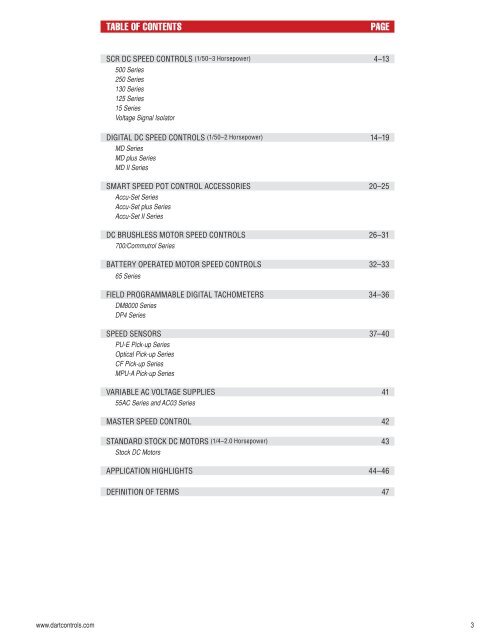 Darrtt Controls Full Linnee Catalog - Dart Controls