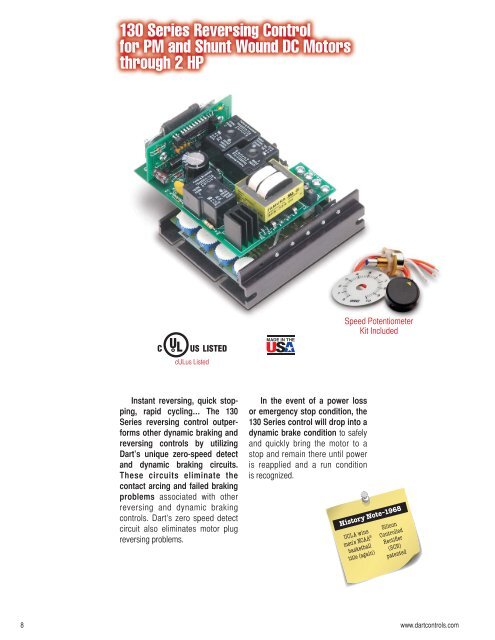 Darrtt Controls Full Linnee Catalog - Dart Controls