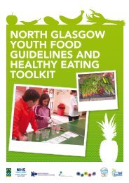 North Glasgow Youth Food Guidelines and Healthy Eating Toolkit