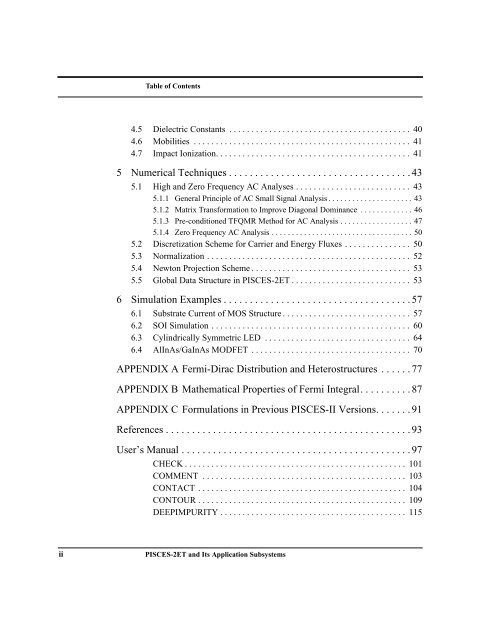 PISCES-2ET and Its Application Subsystems - Stanford Technology ...