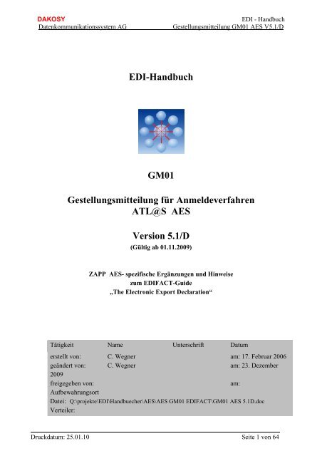 5 Nachrichtenstruktur - DAKOSY Datenkommunikationssystem AG