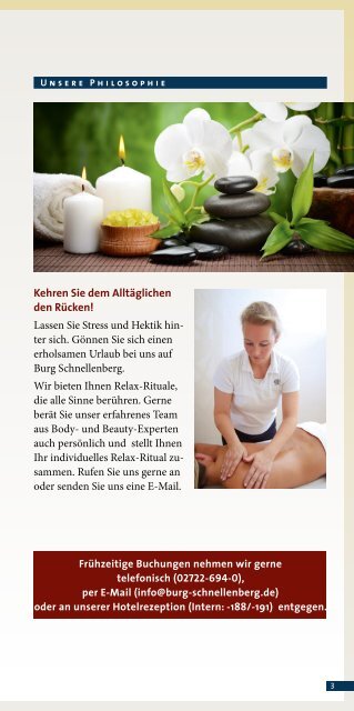 Massage & Beauty-Broschüre - Hotel und Restaurant Burg ...
