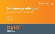 Avio 1 RIE User Guide (Zuletzt aktualisiert 19.07 - Interton