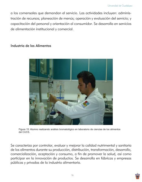 Licenciatura en NutriciÃ³n - Centro Universitario de Ciencias de la ...