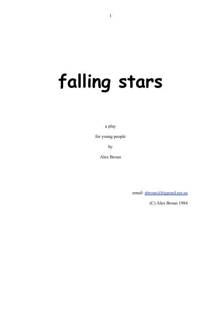 falling stars - Alex Broun