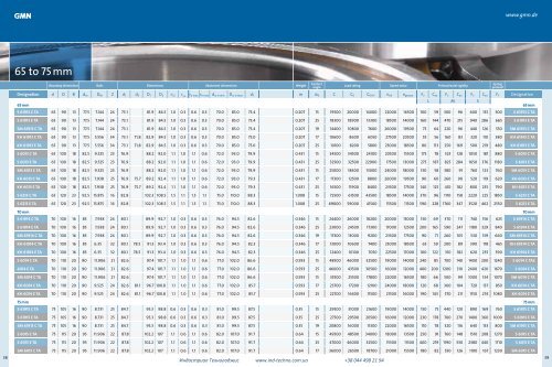 High Precision Ball Bearings GMN - Industrial Technologies