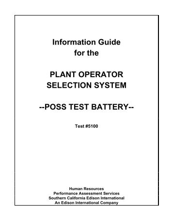 EEI POSS (Test 5100) - Edison International