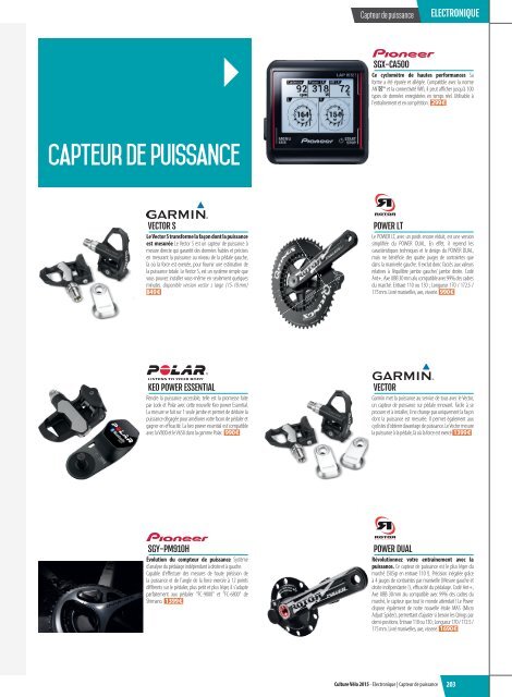 Culture Vélo - Catalogue 2015