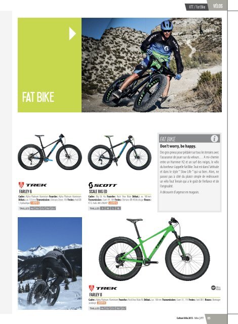 Culture Vélo - Catalogue 2015