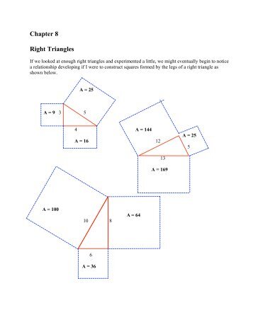 Chapter 8 Right Triangles - Hanlon Math