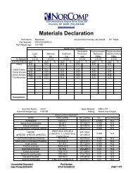 973-015-020R121 Material Declaration - NorComp