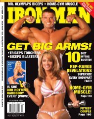 GET BIG ARMS! - Iron Man Magazine