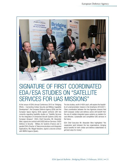 Bulletin 14 - "Bridging Efforts" Special Bulletin - European Defence ...