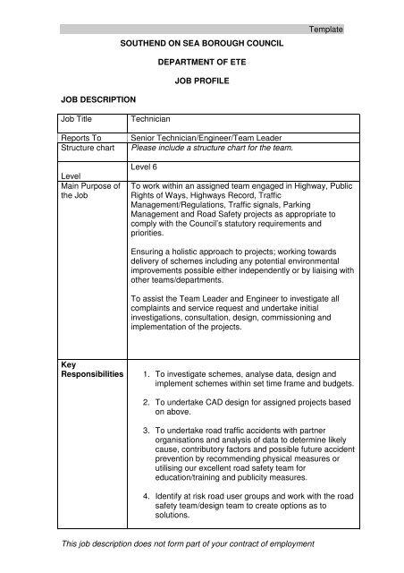Job Description Physical Requirements Template from img.yumpu.com