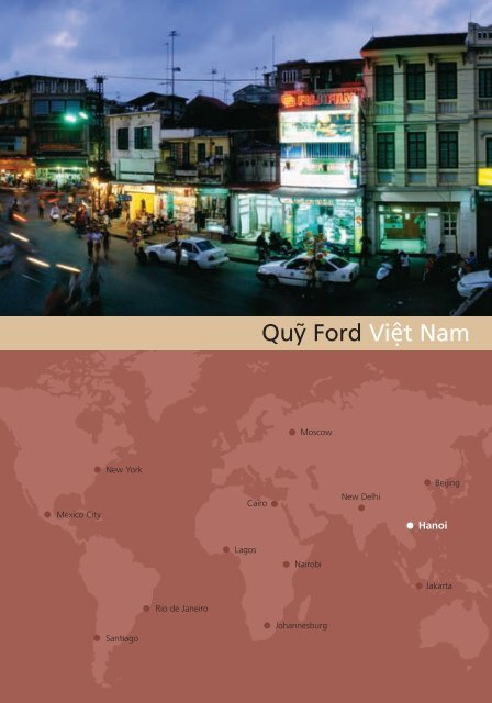 Ford Foundation Vietnam Regional Brochure