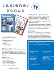 Fastener Focus - Fastener Technology International