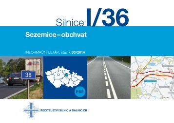 Silnice I/36 Sezemice â obchvat - ÅeditelstvÃ­ silnic a dÃ¡lnic