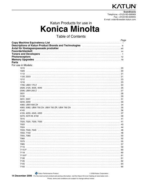 Konica Minolta - Isolda