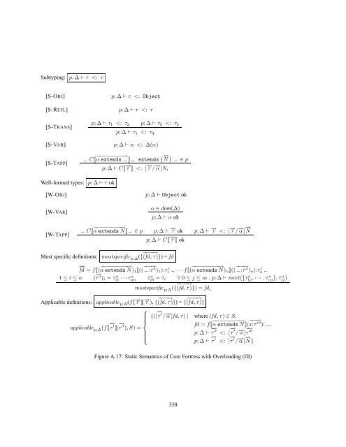 The Fortress Language Specification - CiteSeerX