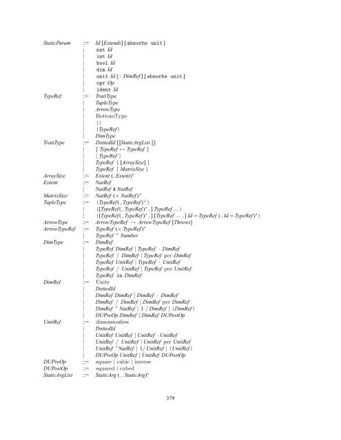 The Fortress Language Specification - CiteSeerX