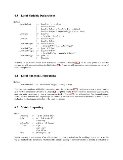 The Fortress Language Specification - CiteSeerX