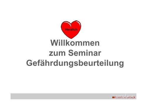 zum Seminar Gefährdungsbeurteilung - Amadeus-handwerk.de