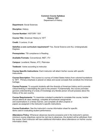 foun 1301 course outline 2014 2015 foun 1301 course outline 2014 2015