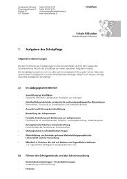 1. Aufgaben der Schulpflege - Schule FÃ¤llanden